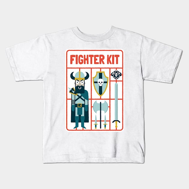 Fighter kit Kids T-Shirt by Alex_Kidd